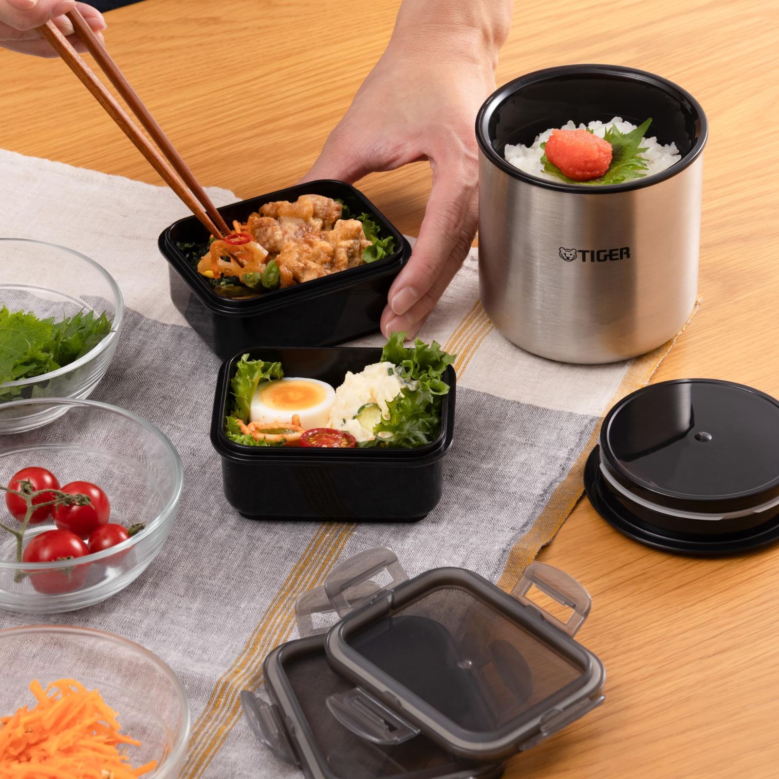 在庫処分】ランチ ジャー 茶碗 ステンレス 約 弁当箱 2.3 保温 杯分