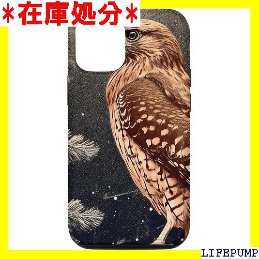 iPhone 15 レッドショルダーホークラバースターリーナイト スマホケース 1455