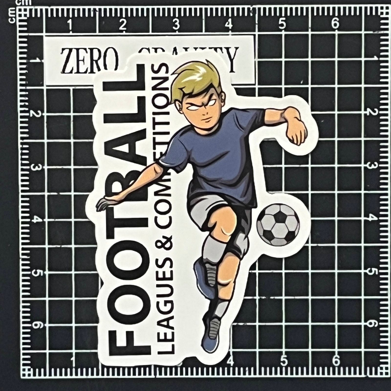 I807 サッカー・フットサル防水ステッカー ZEROGRAVITY - メルカリ