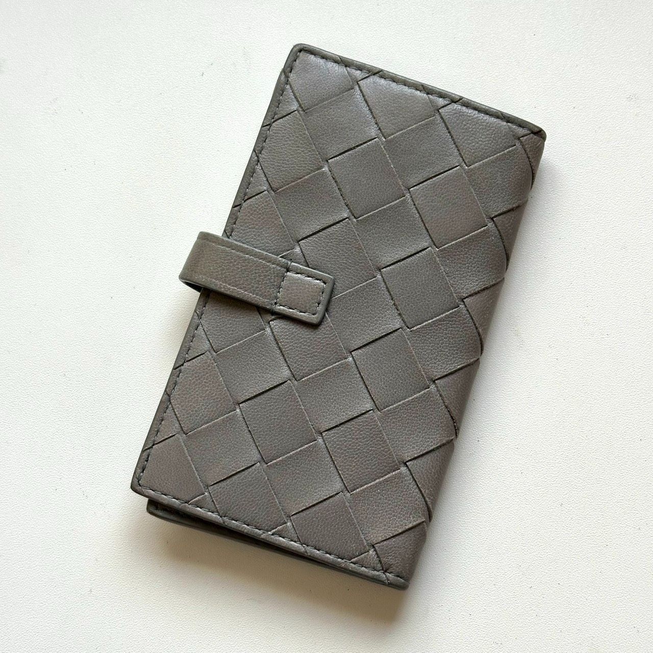 ボッテガヴェネタ BOTTEGA VENETA キーケース イントレチャート グレー