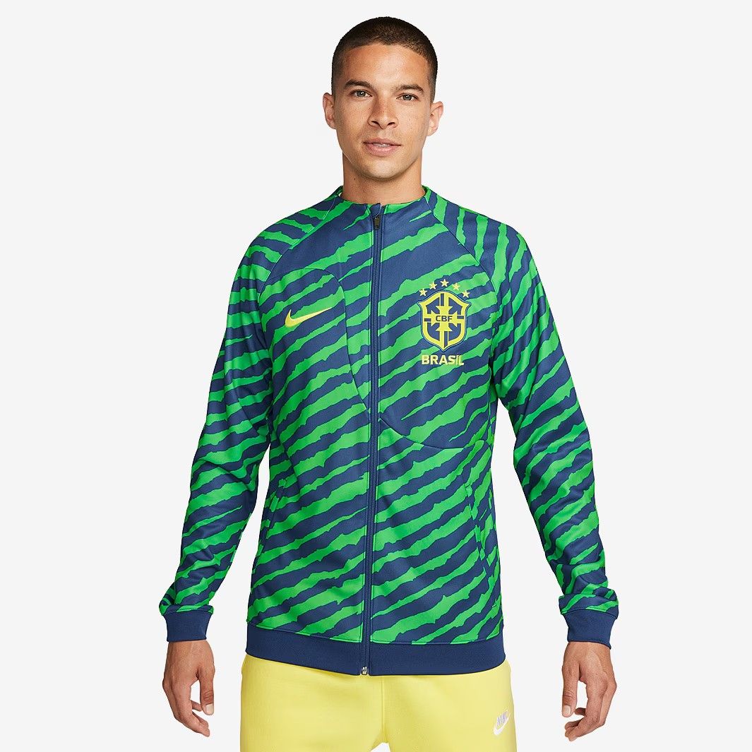NIKE ブラジル　ナイロンジャケット　ジップ　サッカー Brazil 2004 Total 90 Reissue Men's Nike Soccer Replica Track