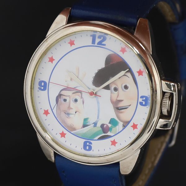 ✨希少・未使用✨ ディズニー・トーイ・ストーリー非売品腕時計 QZ トイストーリー ディズニー ピクサー 白文字盤 レディース腕時計