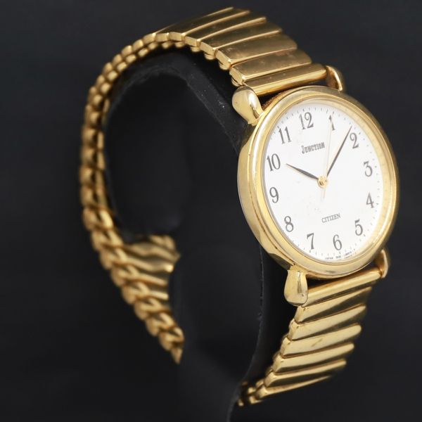 QZ シチズン ジャンクション VEGA 5F30-L07186 白文字盤 レディース