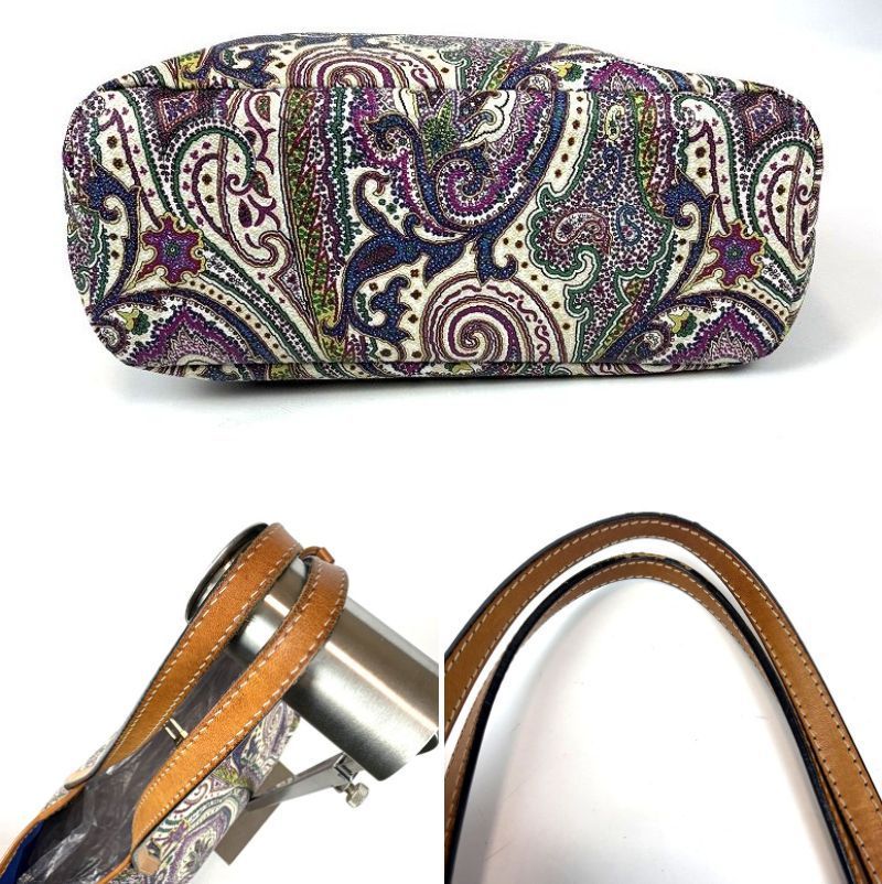 良品 ETRO エトロ ペイズリー柄 トートバッグ ショルダーバッグ