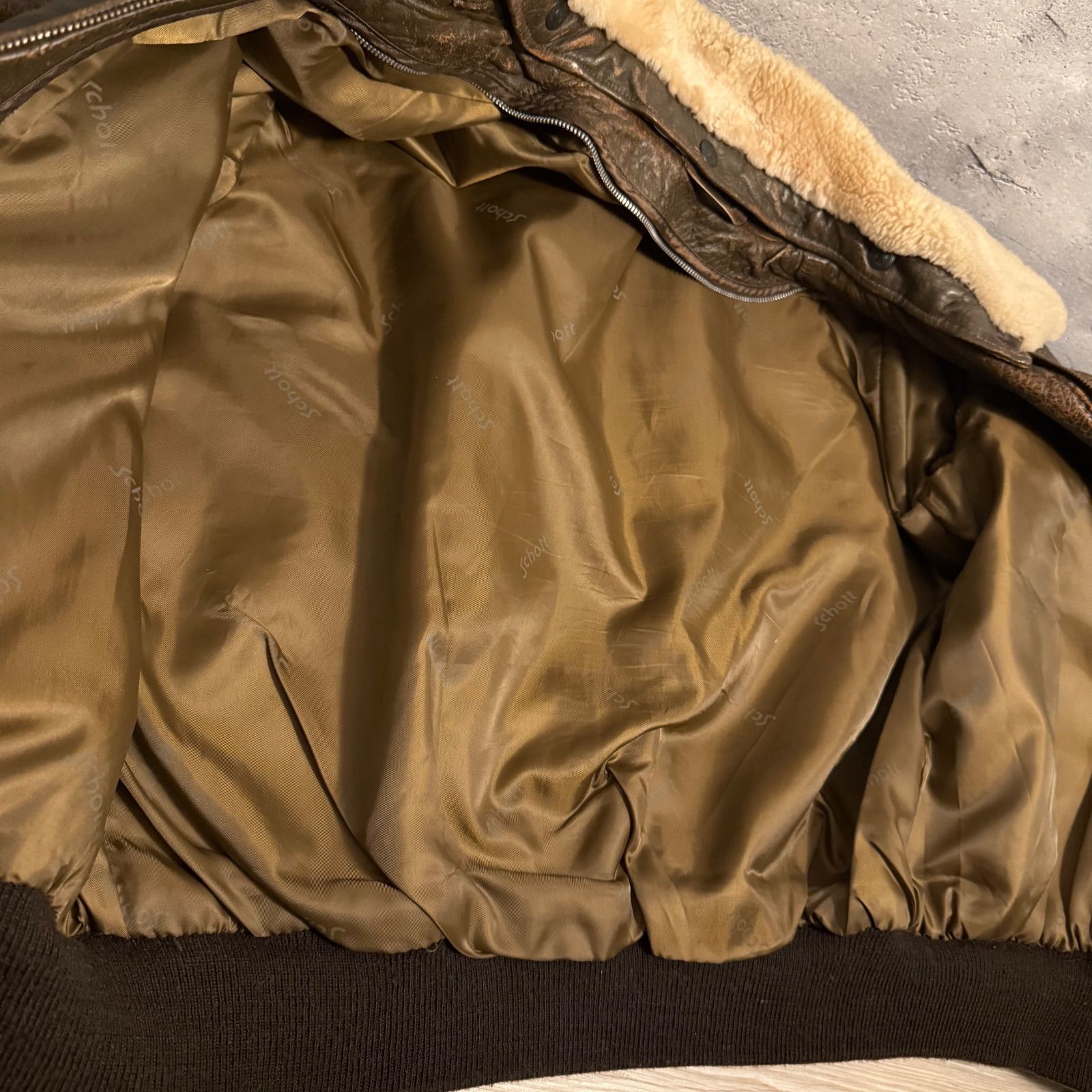 ✨Schott ショットschott ショット G1フライトジャケット レザー
