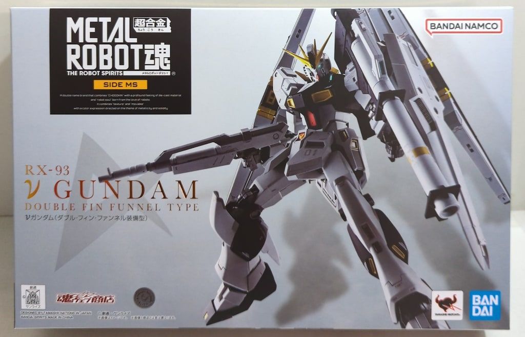 L ROBOT魂 ＜SIDE MS＞ νガンダム（ダブル・フィン・ファン Amazon | BANDAI SPIRITS METAL ROBOT魂 ＜SIDE MS＞ νガンダム