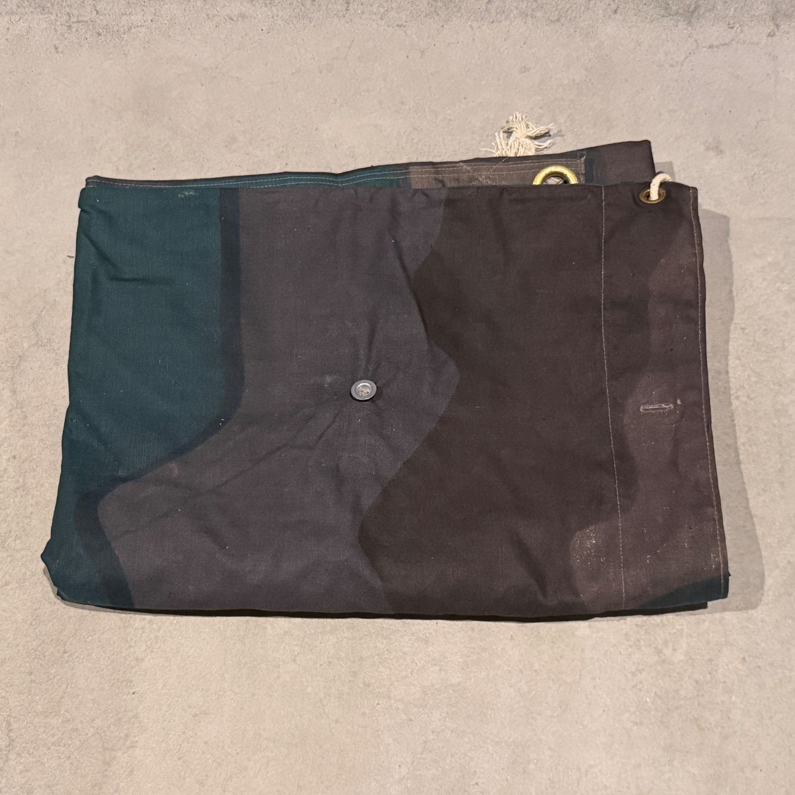 デッドストック 40s 50s スウェーデン軍幕 ポンチョ テント ツェルト