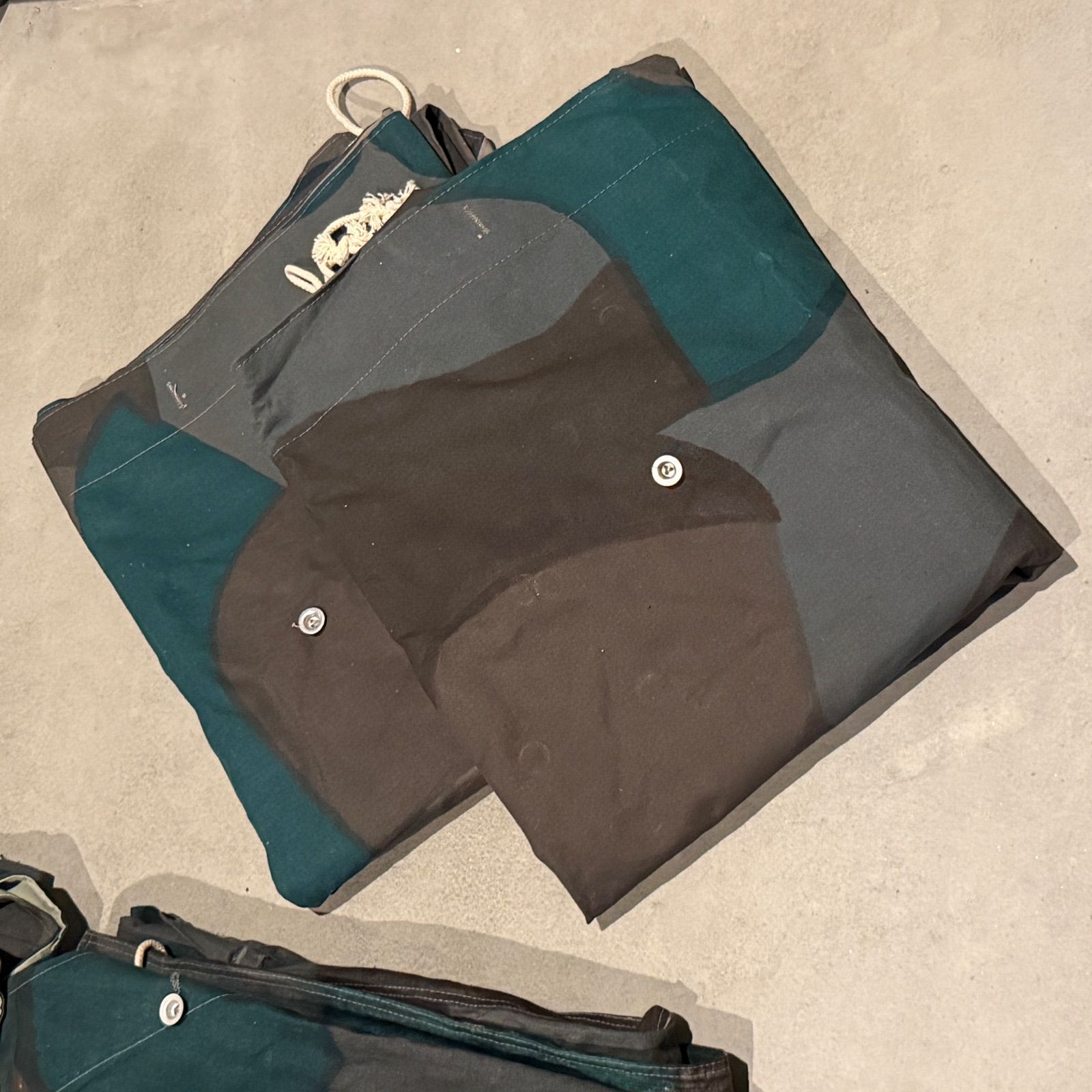 希少　軍幕Ｆｓｓ迷彩オークリーフツェルトバーン　当時物複製　1枚　デッド デッドストック 40s 50s スウェーデン軍幕 ポンチョ テント ツェルト