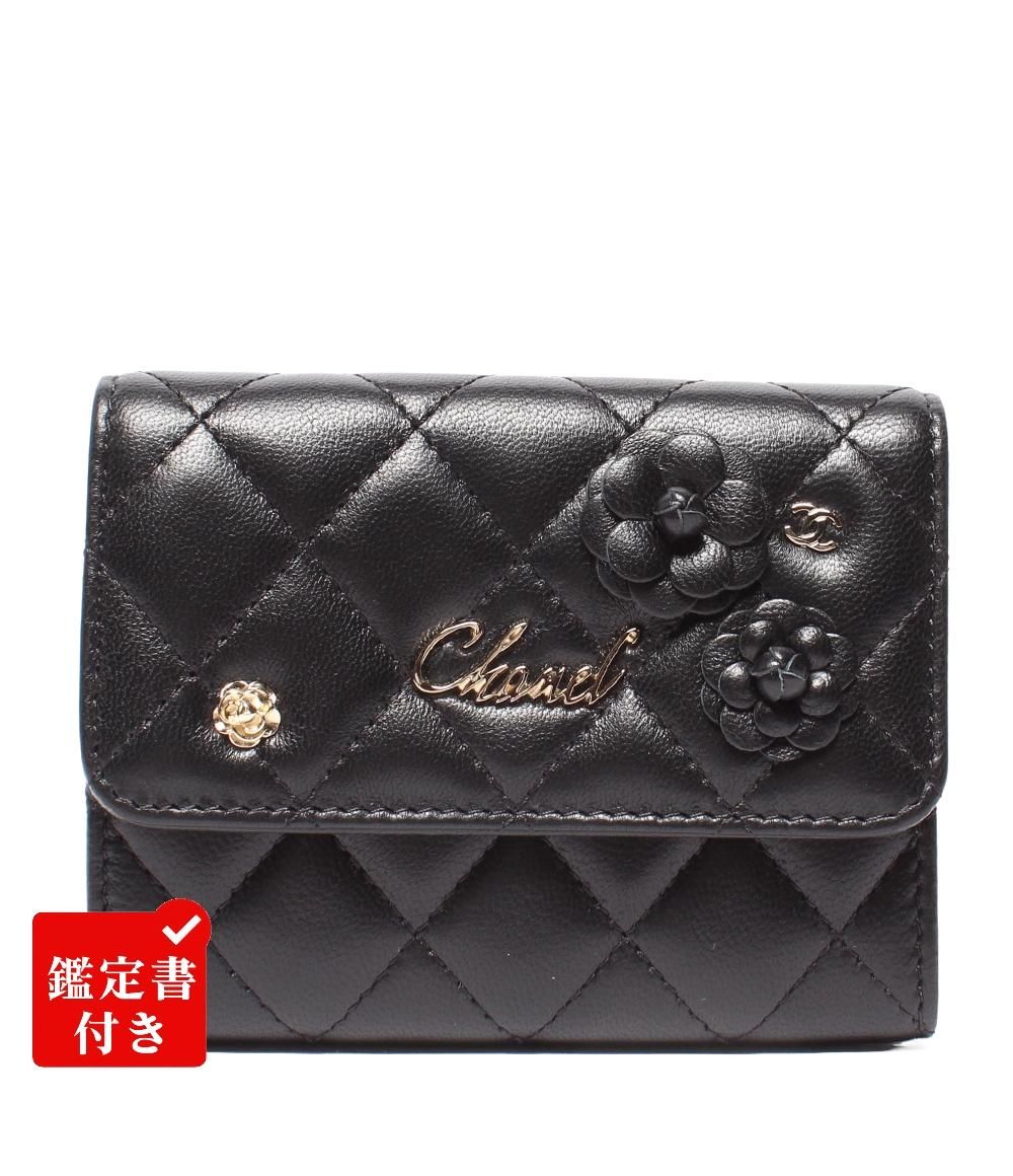 美品 シャネル コンパクトウォレット コインケース カードケース