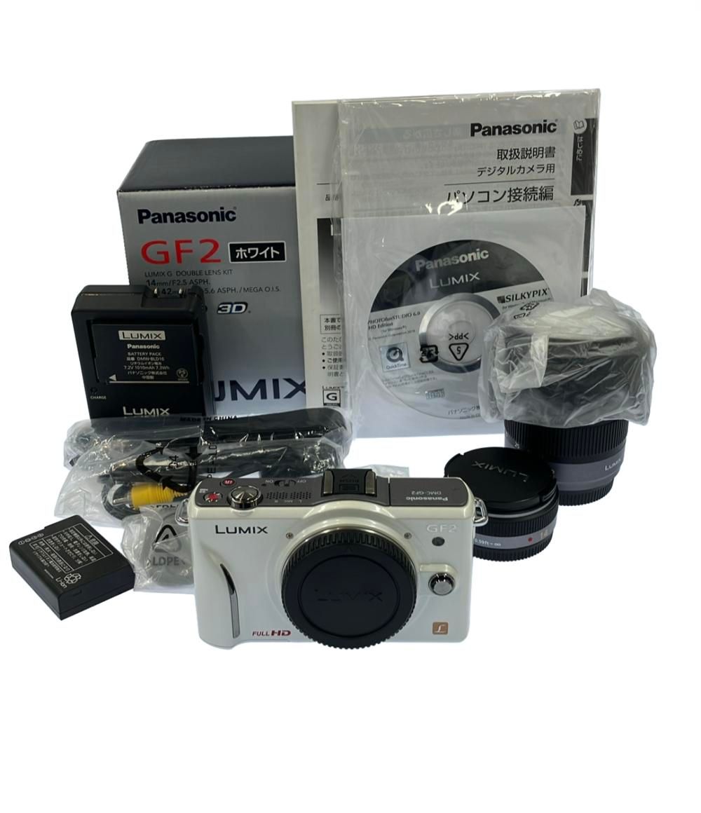 訳あり パナソニック ミラーレス一眼カメラ LUMIX DMC-GF2 ダブル