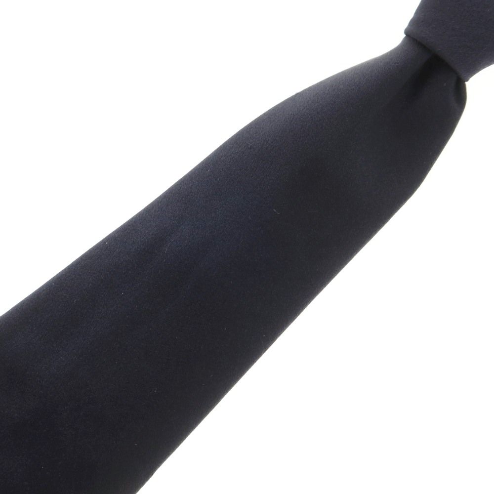 ルイジボレッリ ネクタイ 無地ソリッド ワインレッド シルクサテン 美