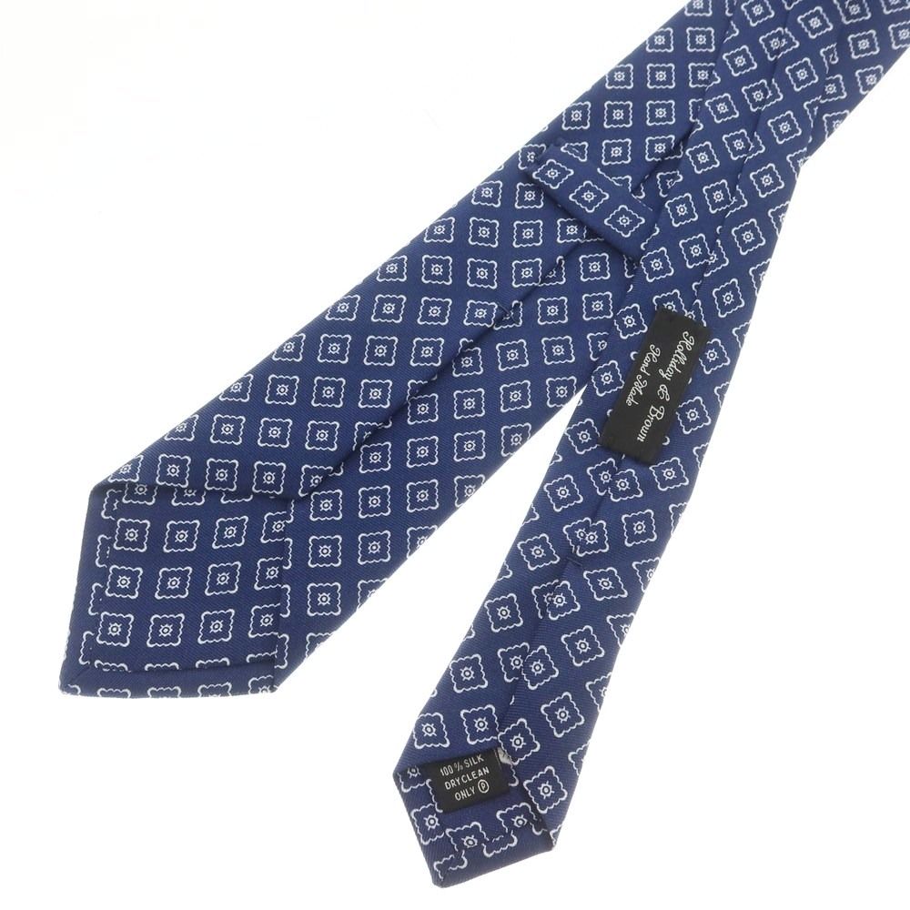 中古】ホリデイ アンド ブラウン HOLLIDAY & BROWN シルク プリント 小