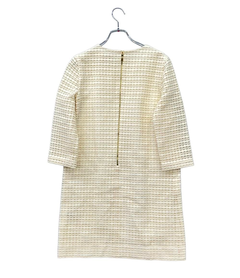 kate spade 新品　ワンピース kate spade ⭐︎ライトブルー刺繍ワンピース シャンブレー エンブロイ