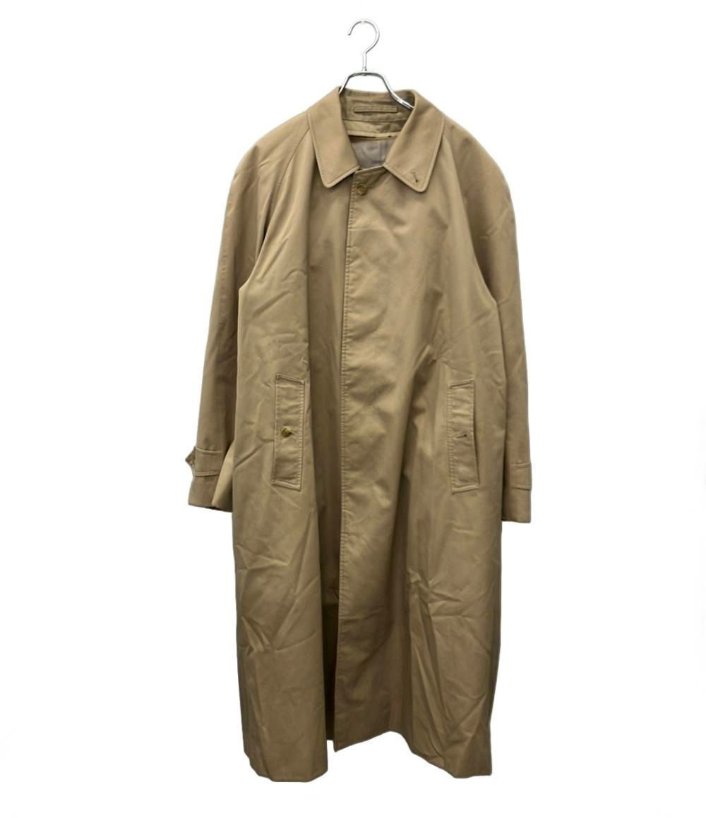 訳あり バーバリー ステンカラーコート ベージュ インポート メンズ