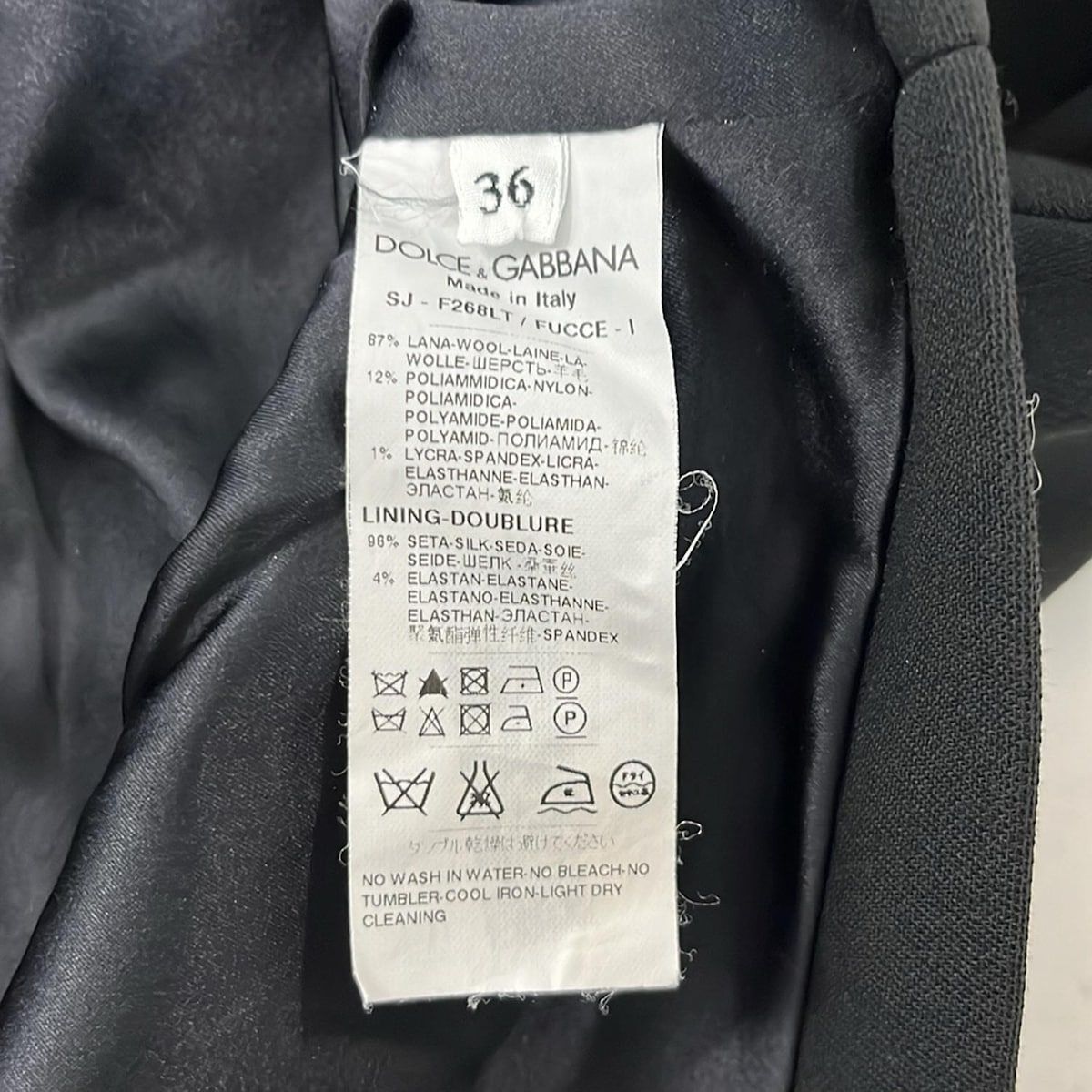 DOLCE&GABBANA(ドルチェアンドガッバーナ) 最も安い ジャケット サイズ  
