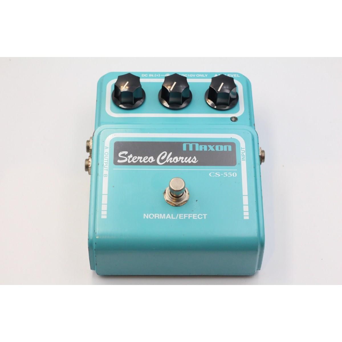 ギター maxon CS-550 USED MAXON 注文 CS－550 Used Maxon CS-550 STEREO CHORUS