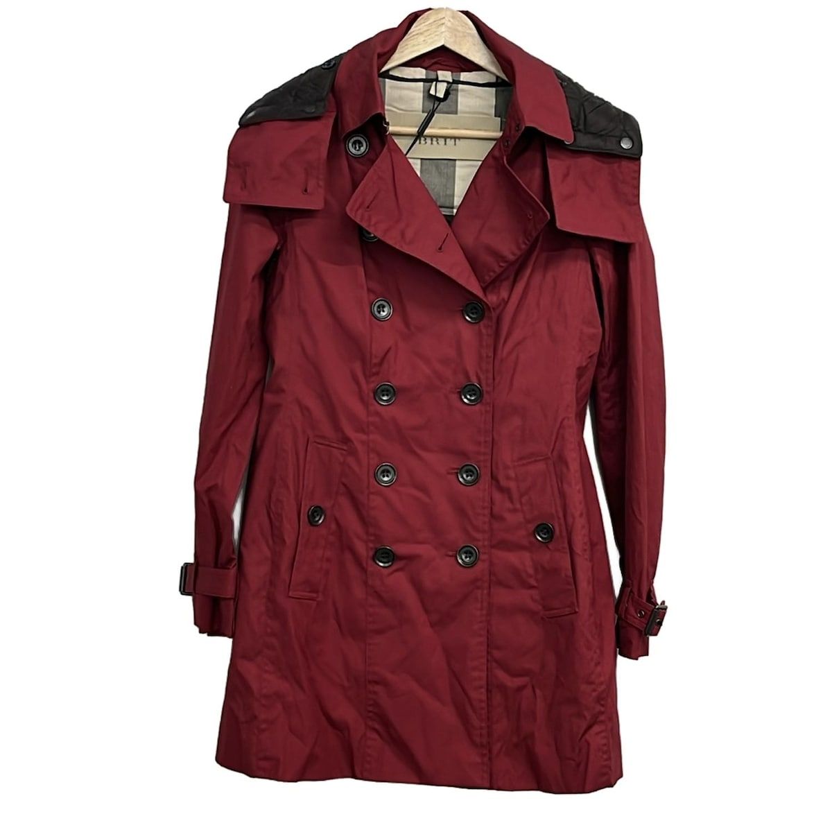 BURBERRY BRIT(バーバリーブリット) コート レディース美品 - レッド
