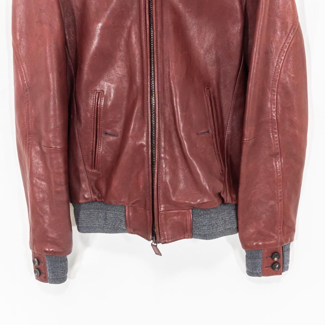 JACOB COHEN レザージャケット イタリア製 52 コロネット JACOB COHEN レザージャケット イタリア製 52 コロネット