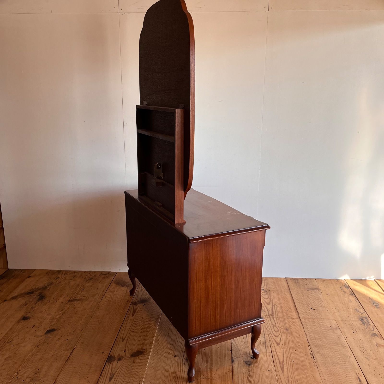 アンティーク ドレッサー 鏡台 古家具 化粧台 レトロ y415 - メルカリ