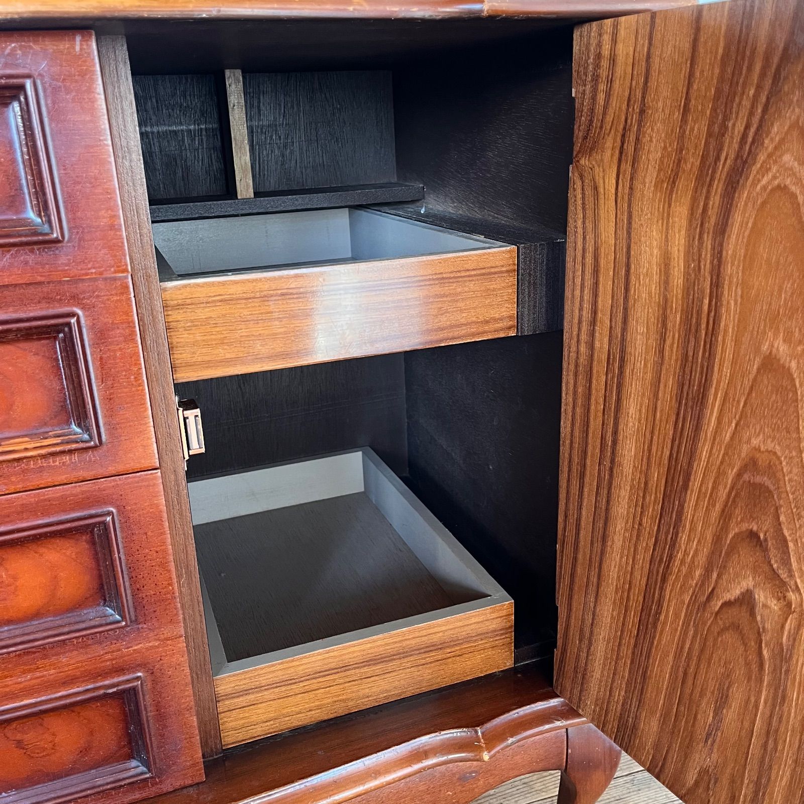 アンティーク ドレッサー 鏡台 古家具 化粧台 レトロ y415 - メルカリ