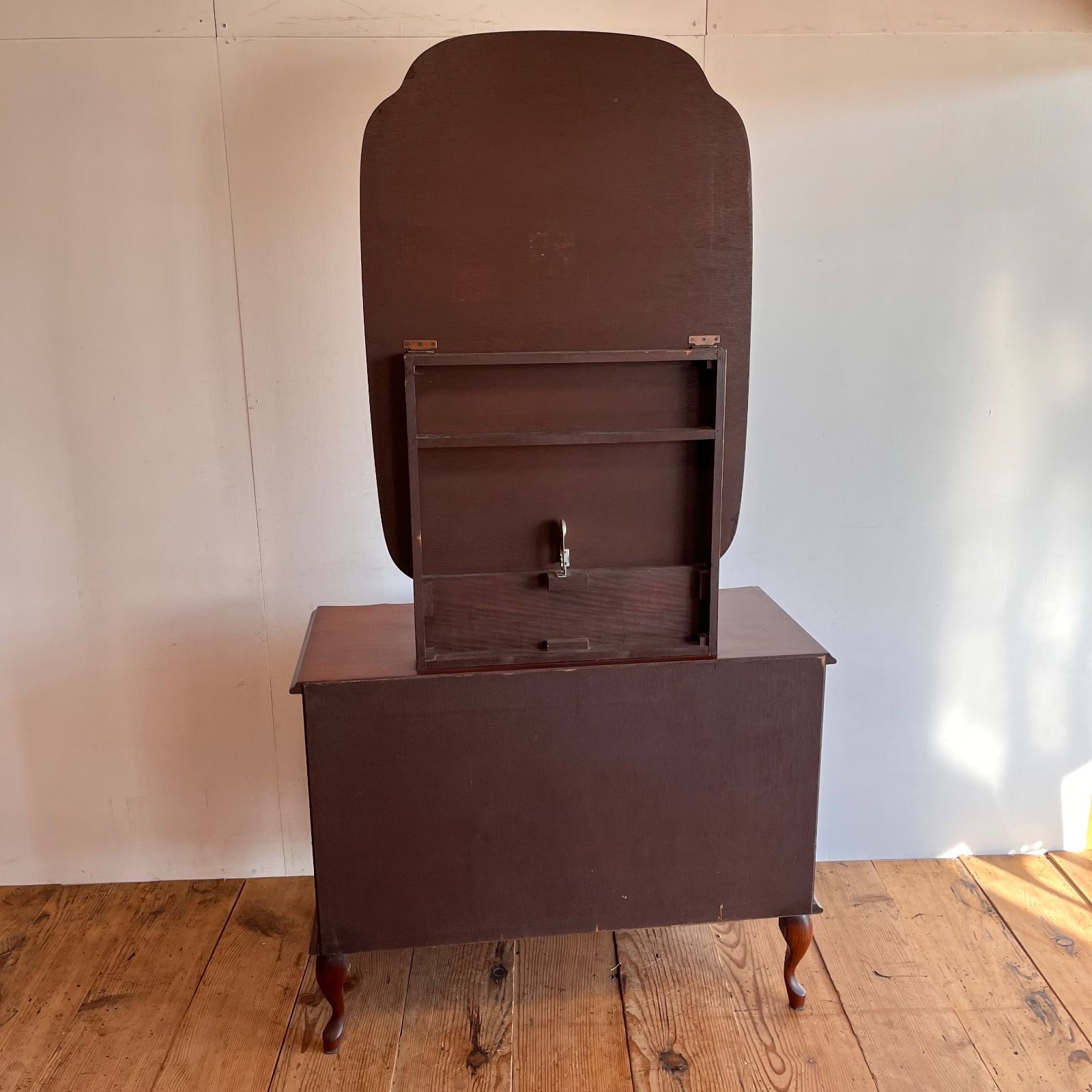 アンティーク ドレッサー 鏡台 古家具 化粧台 レトロ y415 - メルカリ