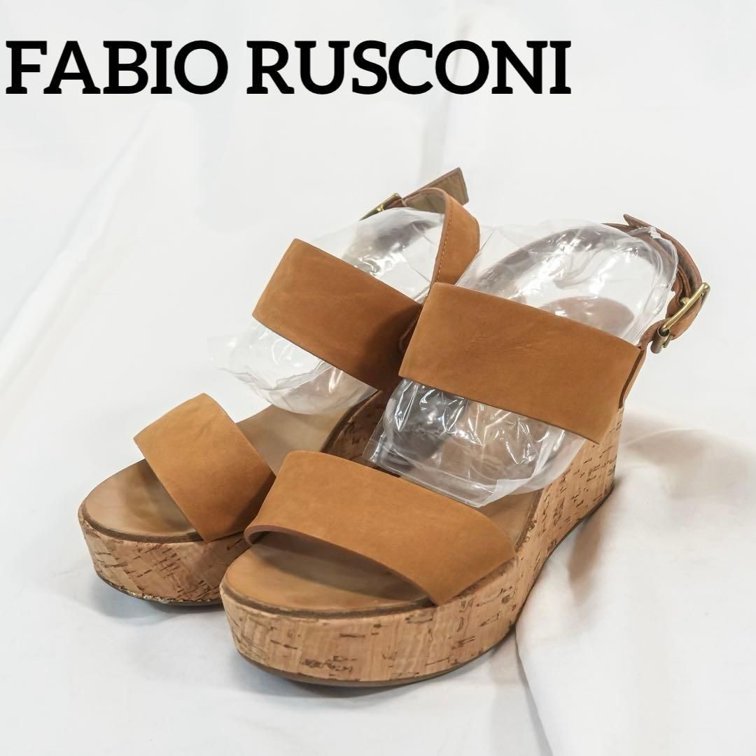 ☆良品☆ ファビオルスコーニ ウェッジソール サンダル コルク