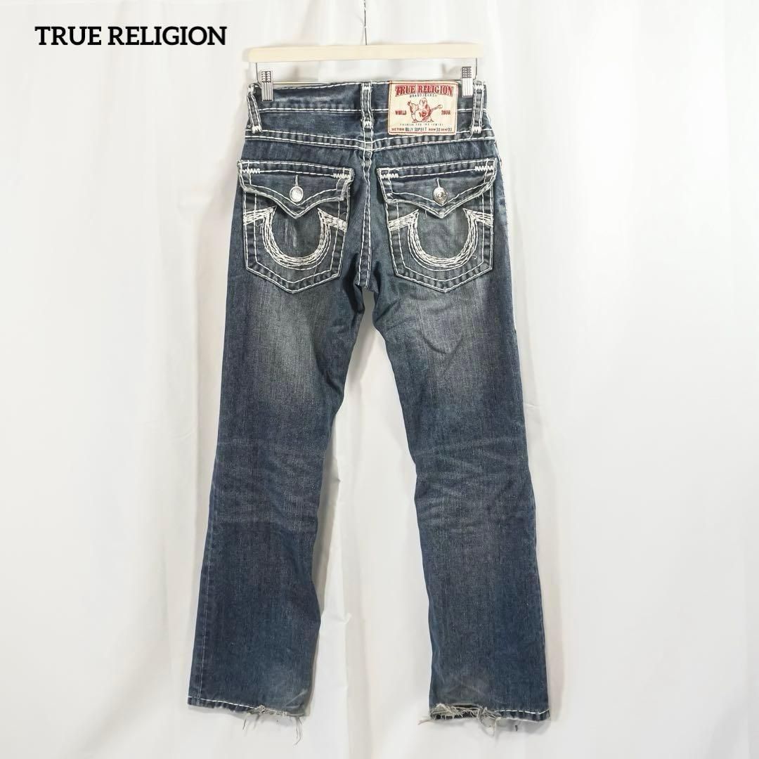 トゥルーレリジョン BILLY SUPER T デニム USA製 極太ステッチ - メルカリ