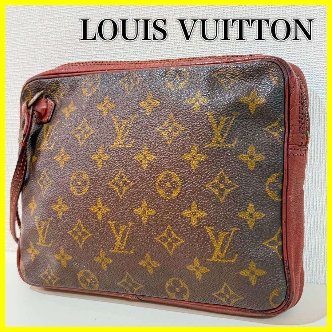 □美品□ルイヴィトン LOUIS VUITTON モノグラム セカンドバッグ 