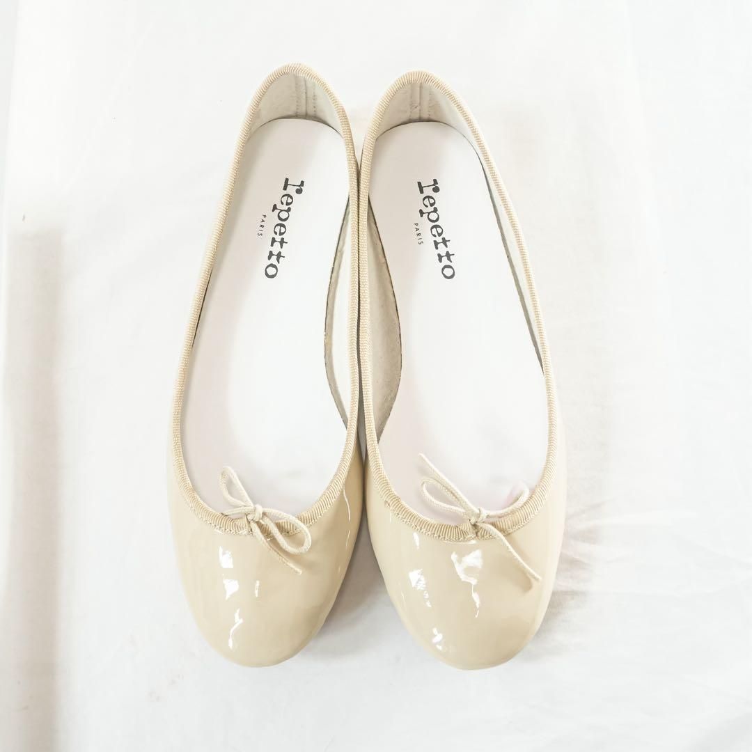 ☆新品未使用☆ レペット バレエシューズ フラット エナメル リボン