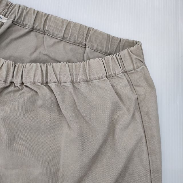 apuntob コットン イージー パンツ ベージュ レディース アプントビー