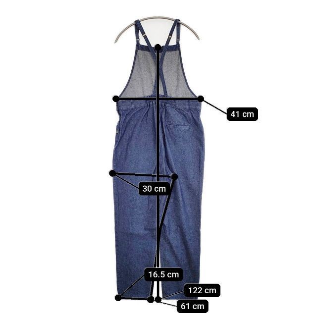 atelier naruse コットンデニムサロペットパンツ 定価20900円