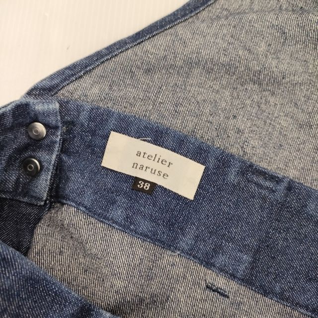 72◇atelier naruse コットンデニムサロペット TS0529-8 cotton denim overalls-pants - atelier naruse｜Online store｜the an