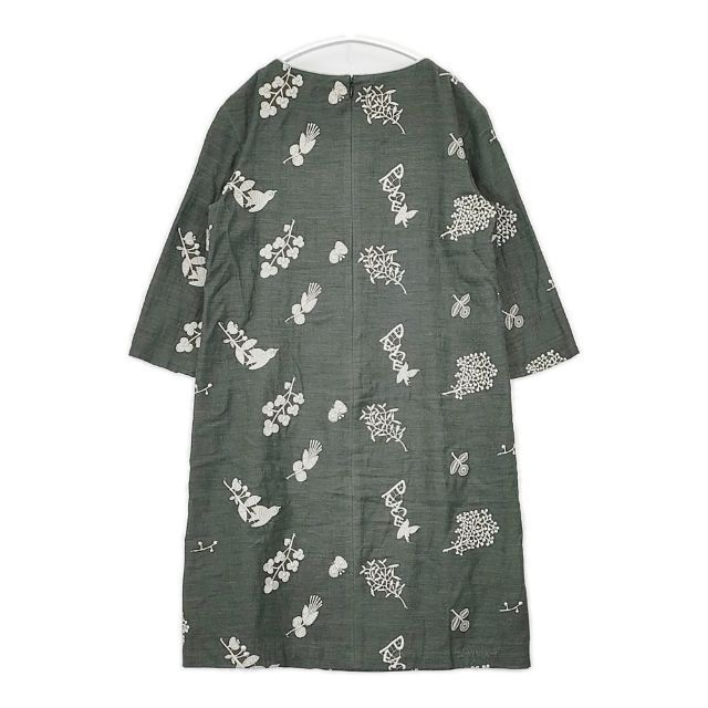 mina perhonen forest parade qa3872 コットンカシミヤシルク 刺繍