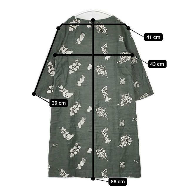 mina perhonen forest parade qa3872 コットンカシミヤシルク 刺繍