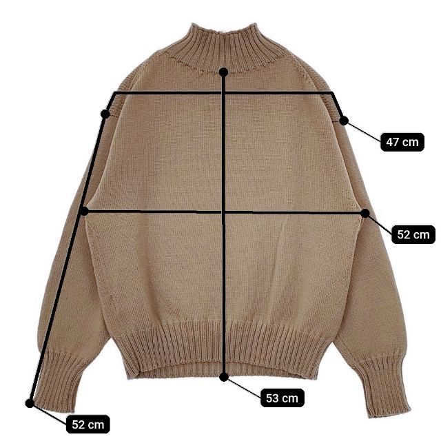 MARGARET HOWELL 578-1263030 CORD YARN WOOL 定価36300円 ハイネック