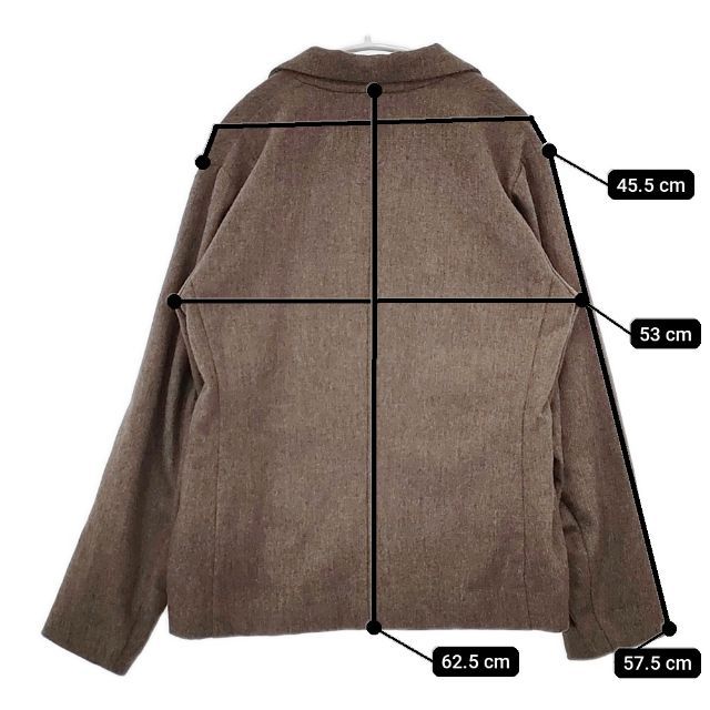 pas de calais エコウールジャケット 36 定価53900円 テーラード