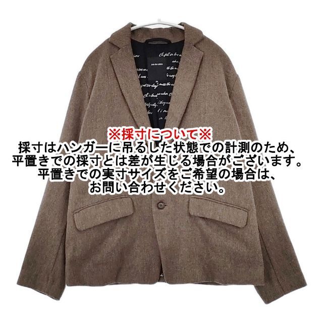pas de calais エコウールジャケット 36 定価53900円 テーラード