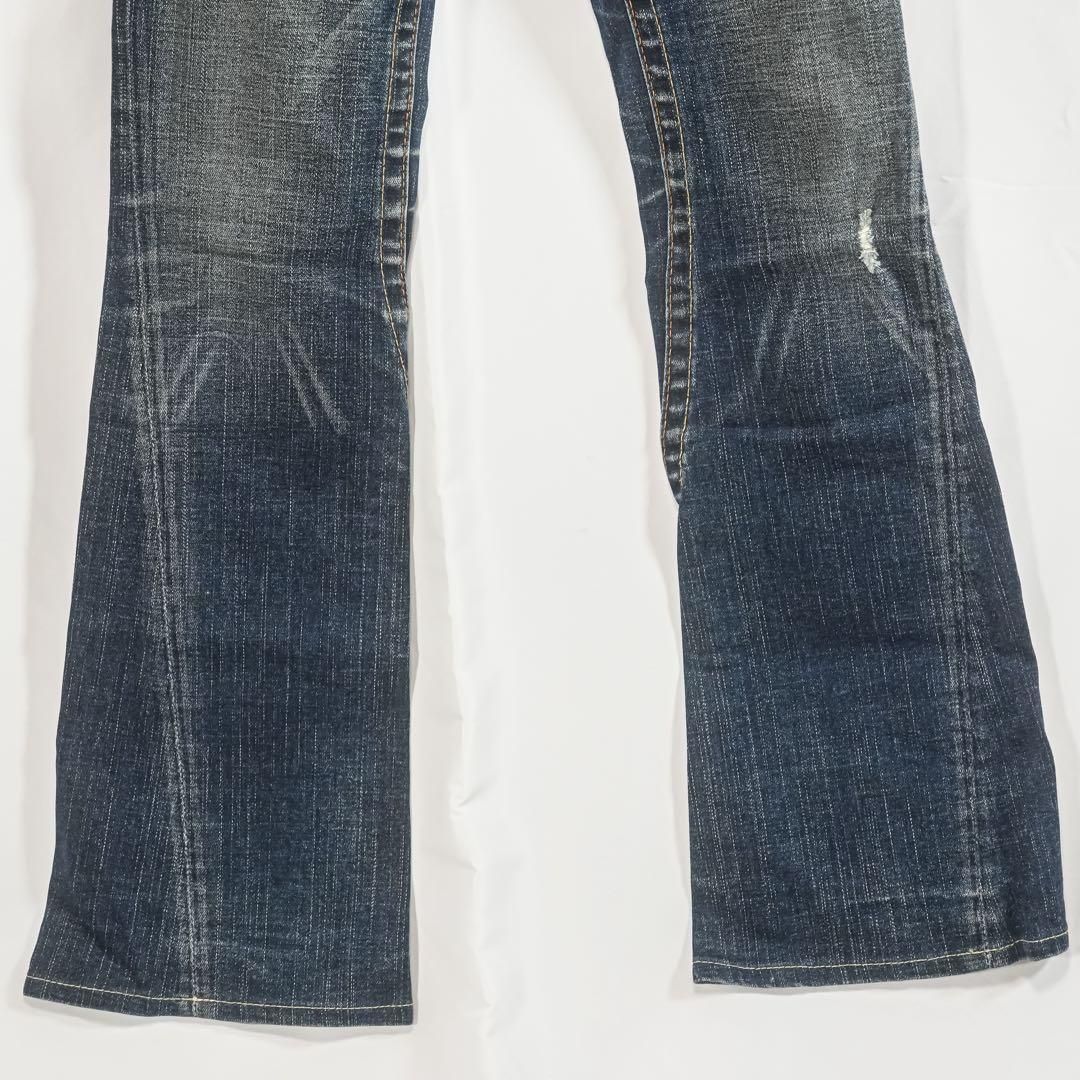 トゥルーレリジョン JOEY フレアデニム Y2K ダメージ 25 USA製 - メルカリ