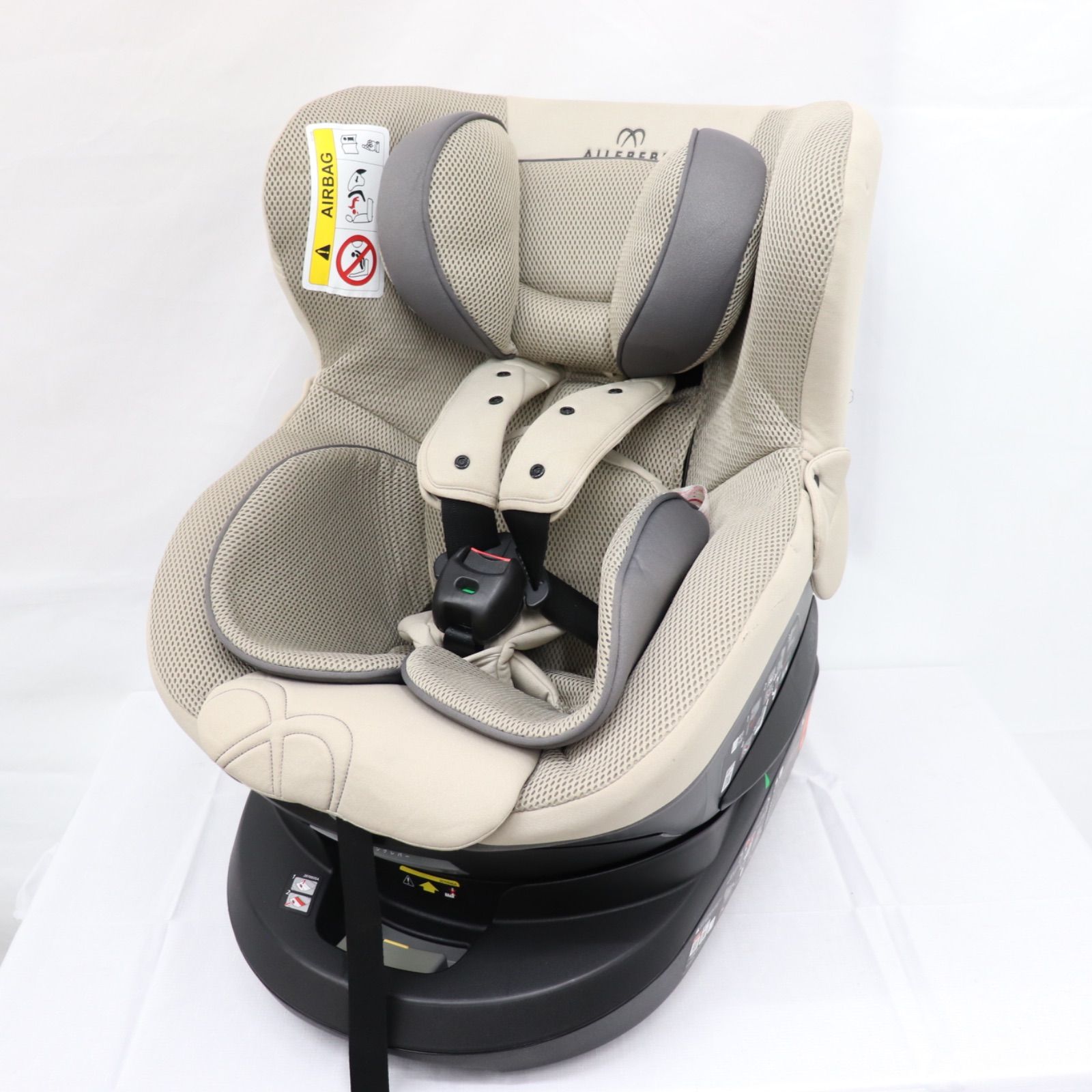 【美品】エールベベ クルット5iグランス グラングレージュ ISOFIX取付 即日発送】AILBEBE エールベベ クルット 5i グランス グラングレージュ