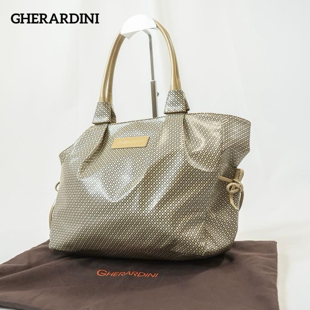 GHERARDINI ゲラルディーニ トートバッグ マイクロ 総柄 ソフティ