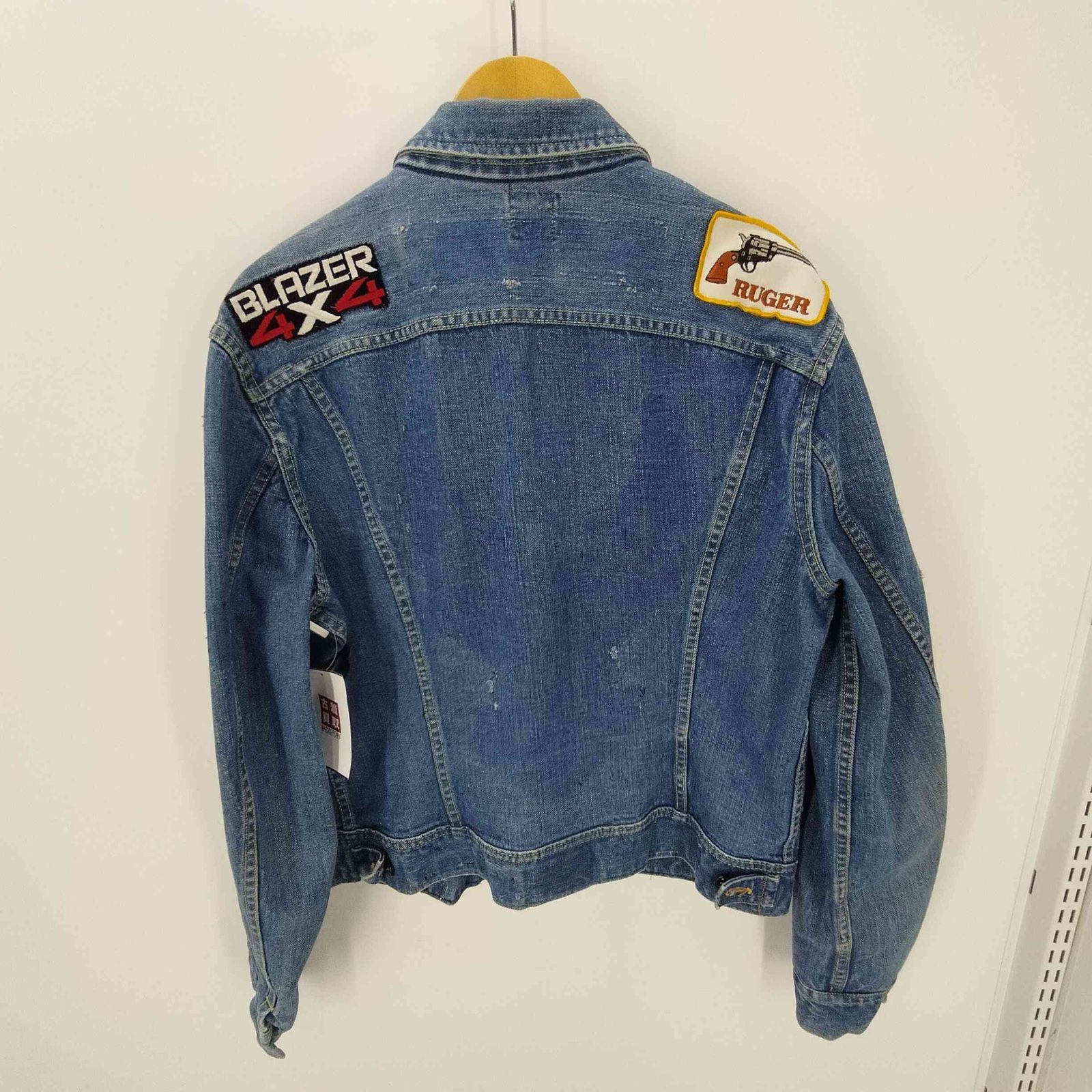 リー Lee 70S USA製 PATD-153438 ワッペン カスタム 拳銃 デニム 節約