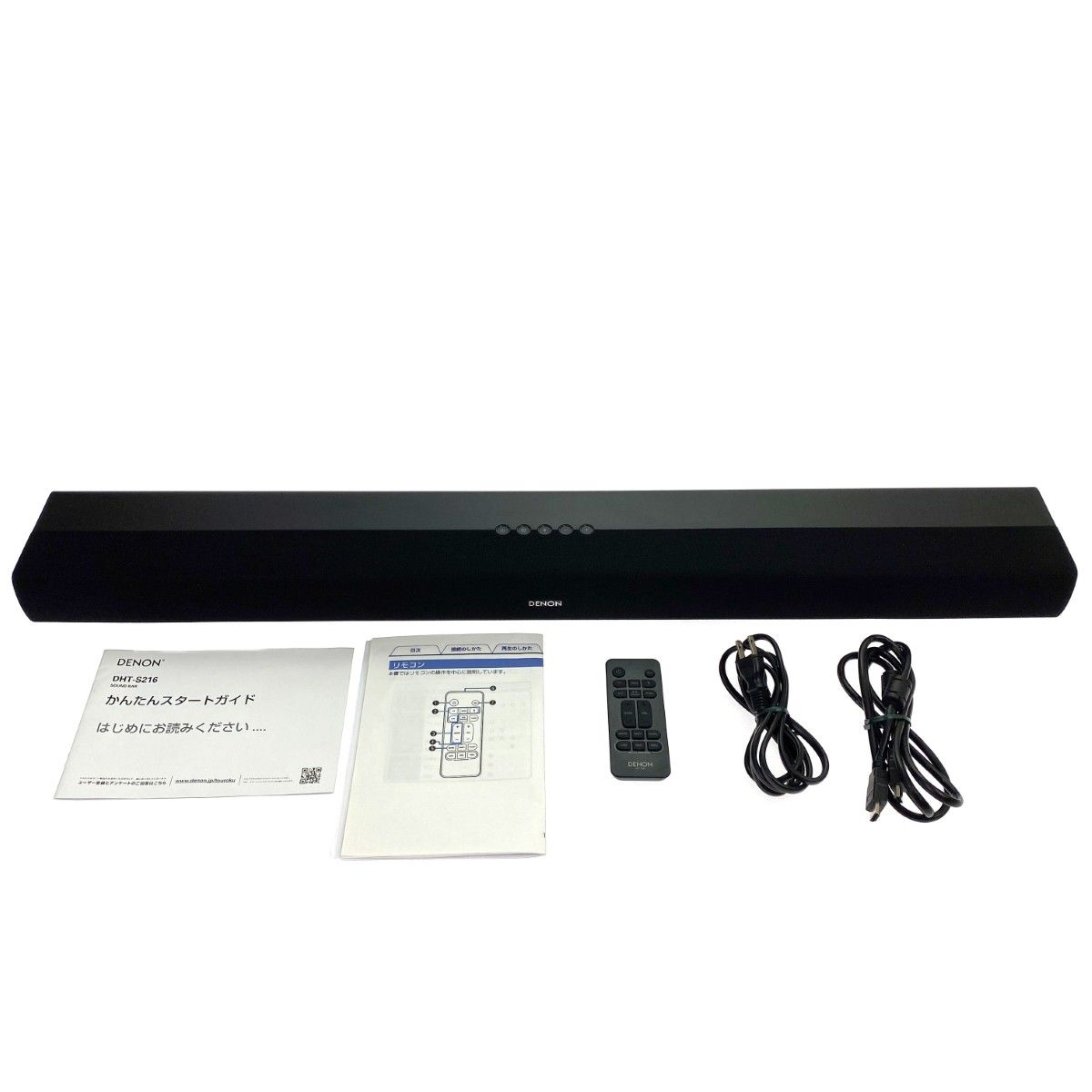 DENON デノン サウンドバー DHT-S216 ブラック DTS Virtual X