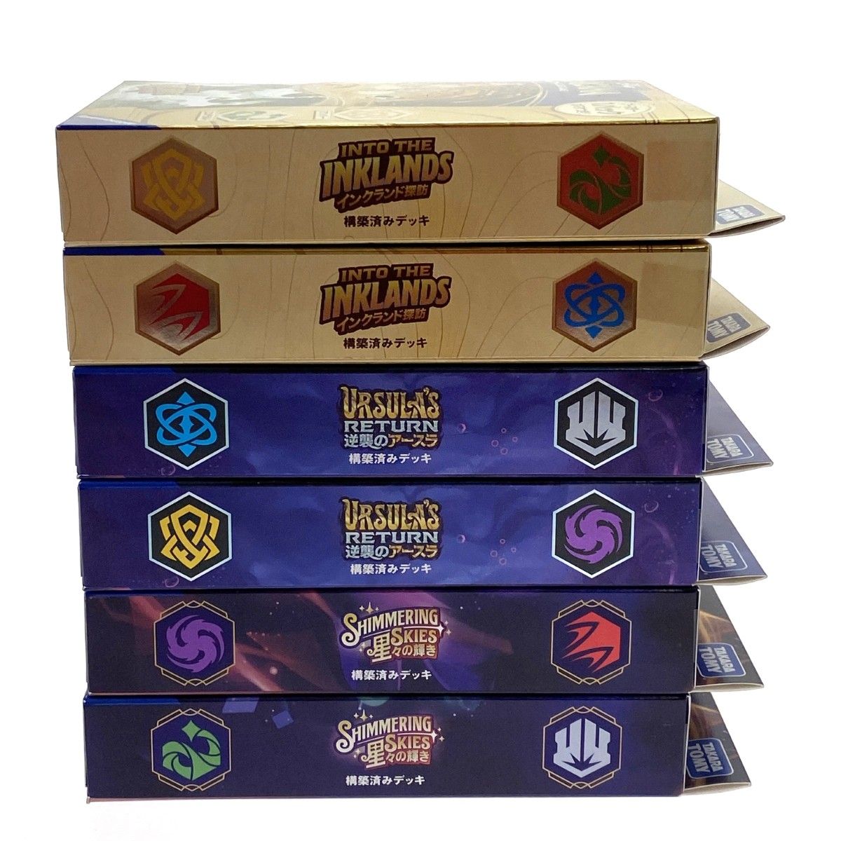 ディズニー・ロルカナ・TCG 日本語版 構築済みデッキ 6種類セット(2