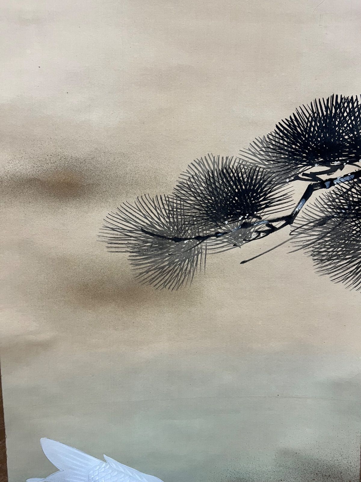 掛軸 / 遊鯉之図 】鯉 清光 日本画 巻物 骨董品 - メルカリ