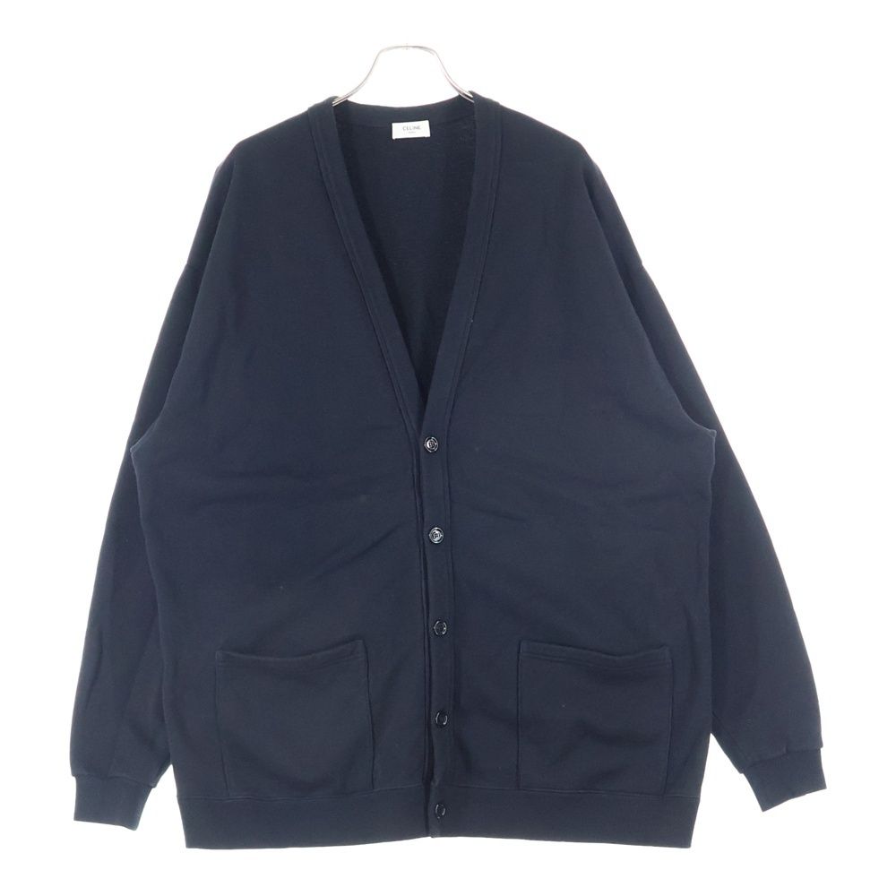 CELINE (セリーヌ) BACK LOGO PRINT COTTON CARDIGAN バックロゴ