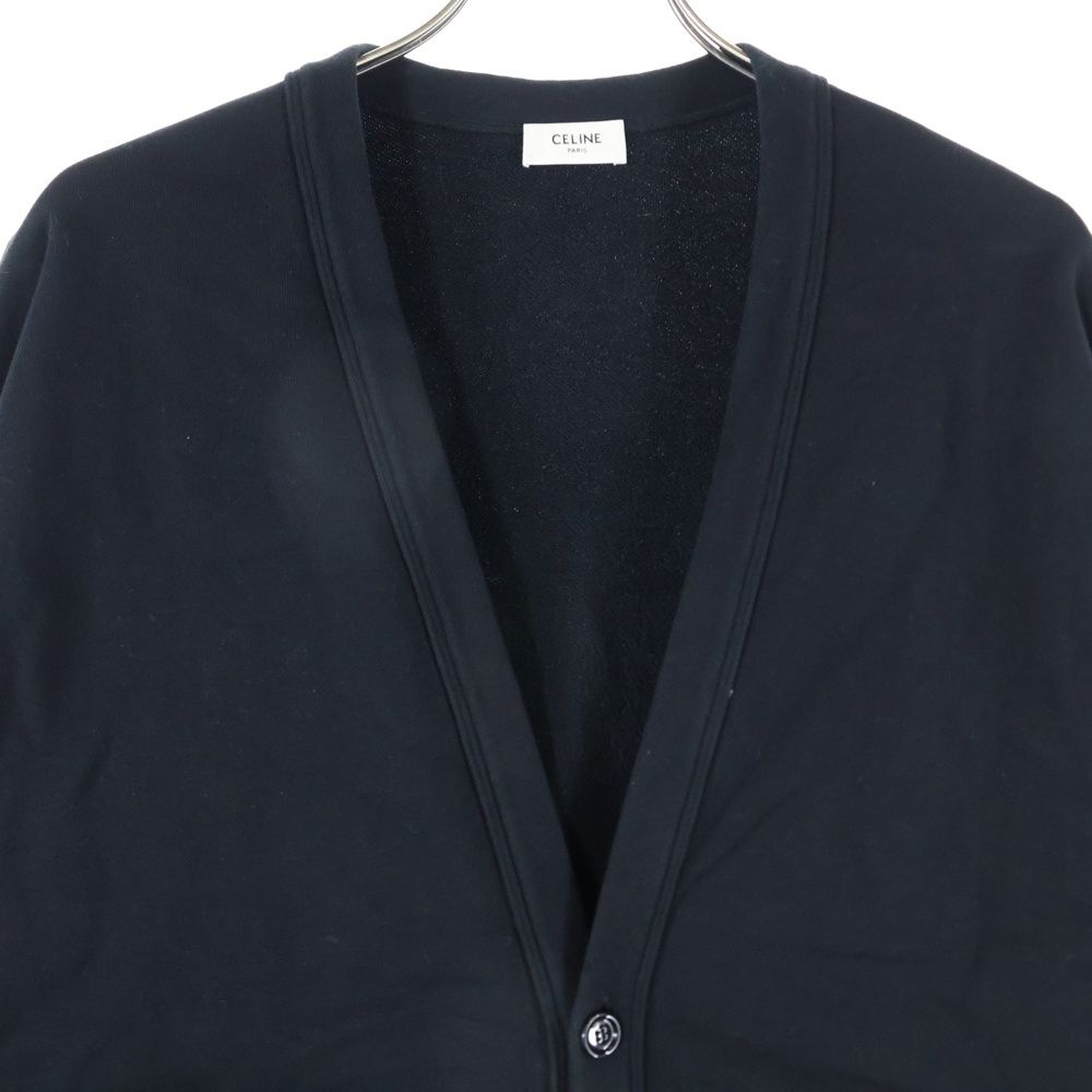 CELINE (セリーヌ) BACK LOGO PRINT COTTON CARDIGAN バックロゴ