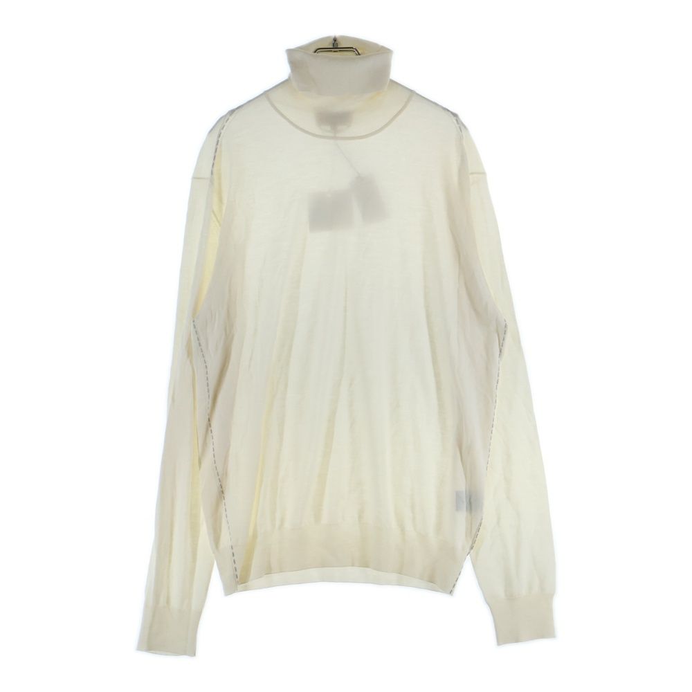 HERMES エルメス シルク カシミヤ混 ニット 長袖 Sサイズ HERMES (エルメス) シルク混 タートルネックシルクカシミヤニット