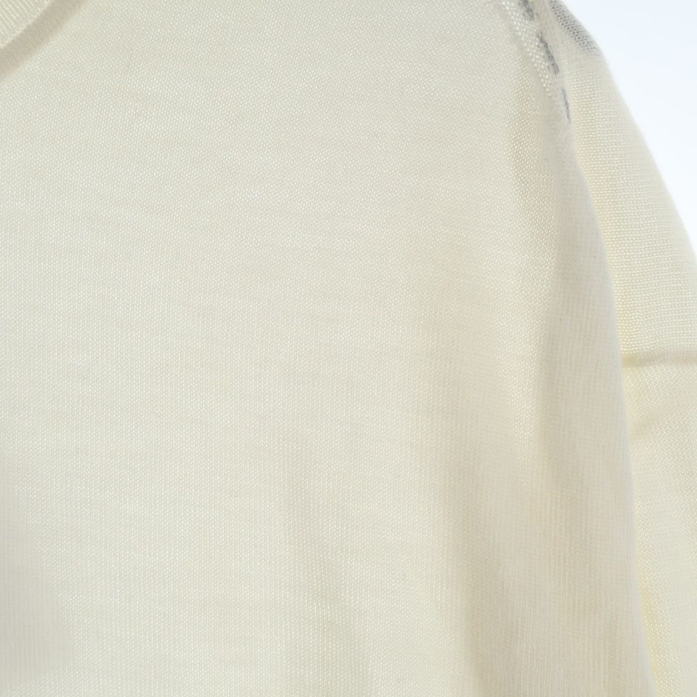 エルメス　シルクニット HERMES (エルメス) シルク混 タートルネックシルクカシミヤニット