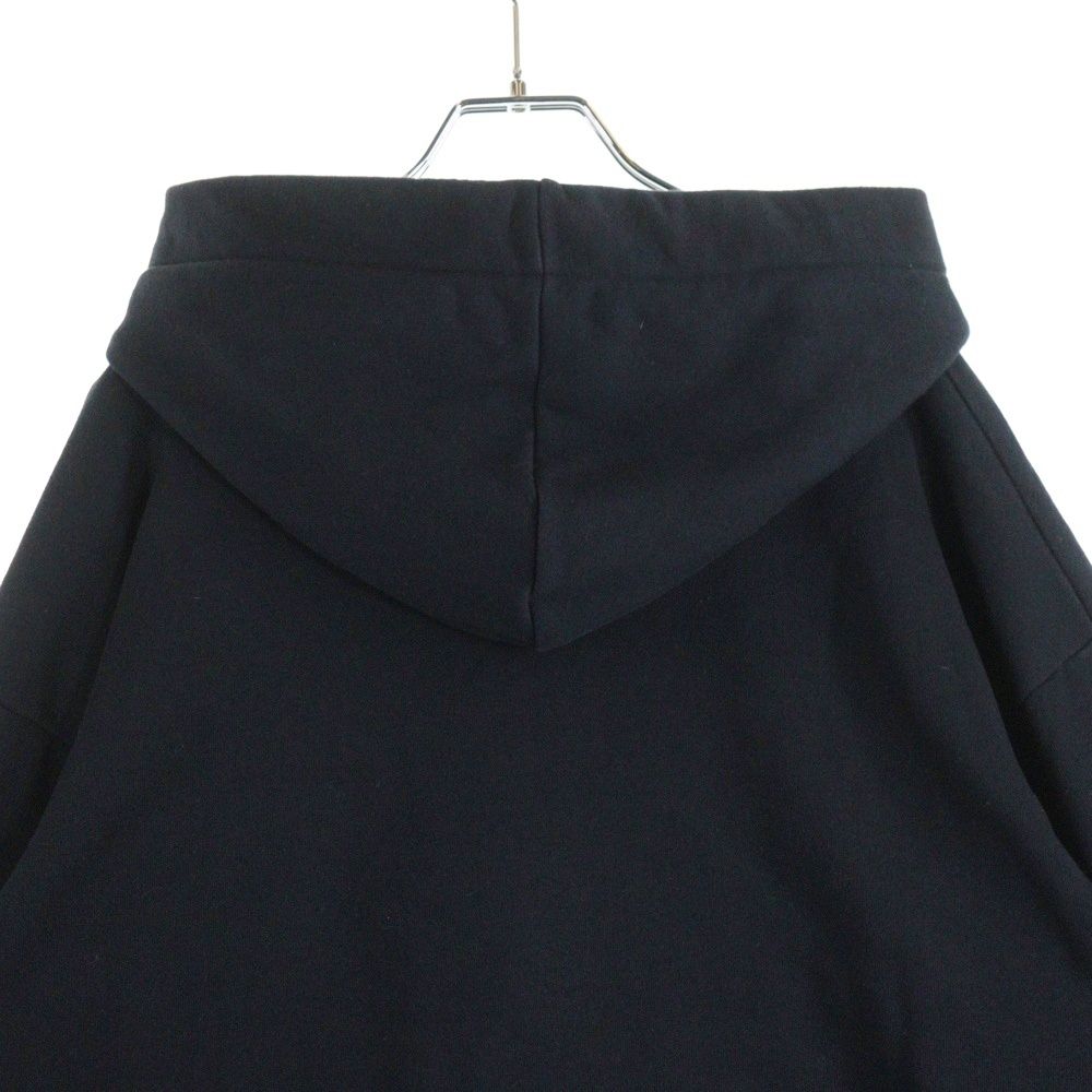 CELINE (セリーヌ) ロゴドローコード プルオーバーパーカー ブラック