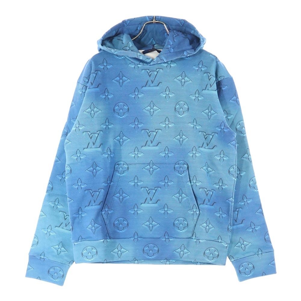 ルイヴィトン　スウェット 22AW LOUIS VUITTON (ルイヴィトン) 22AW 3D モノグラム 総柄プリント プル